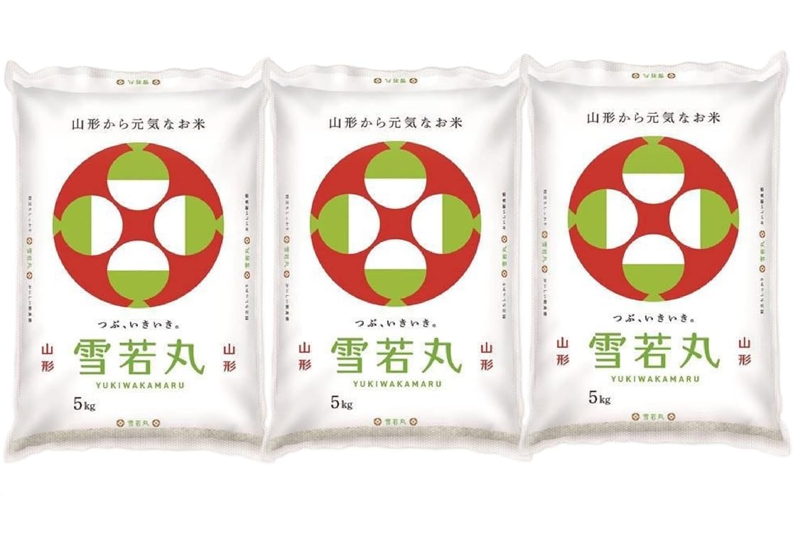 令和7年 山形県産 雪若丸 精米20kg (5kg×4袋) Amazon.co.jp: 米 5kg 令和7年産 雪若丸 山形県産 精米 15kg 5kg 3袋